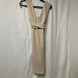 Nookie bodycon nude dress. Size XS
